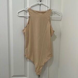 SKIMS Beige Sleeveless Bodysuit